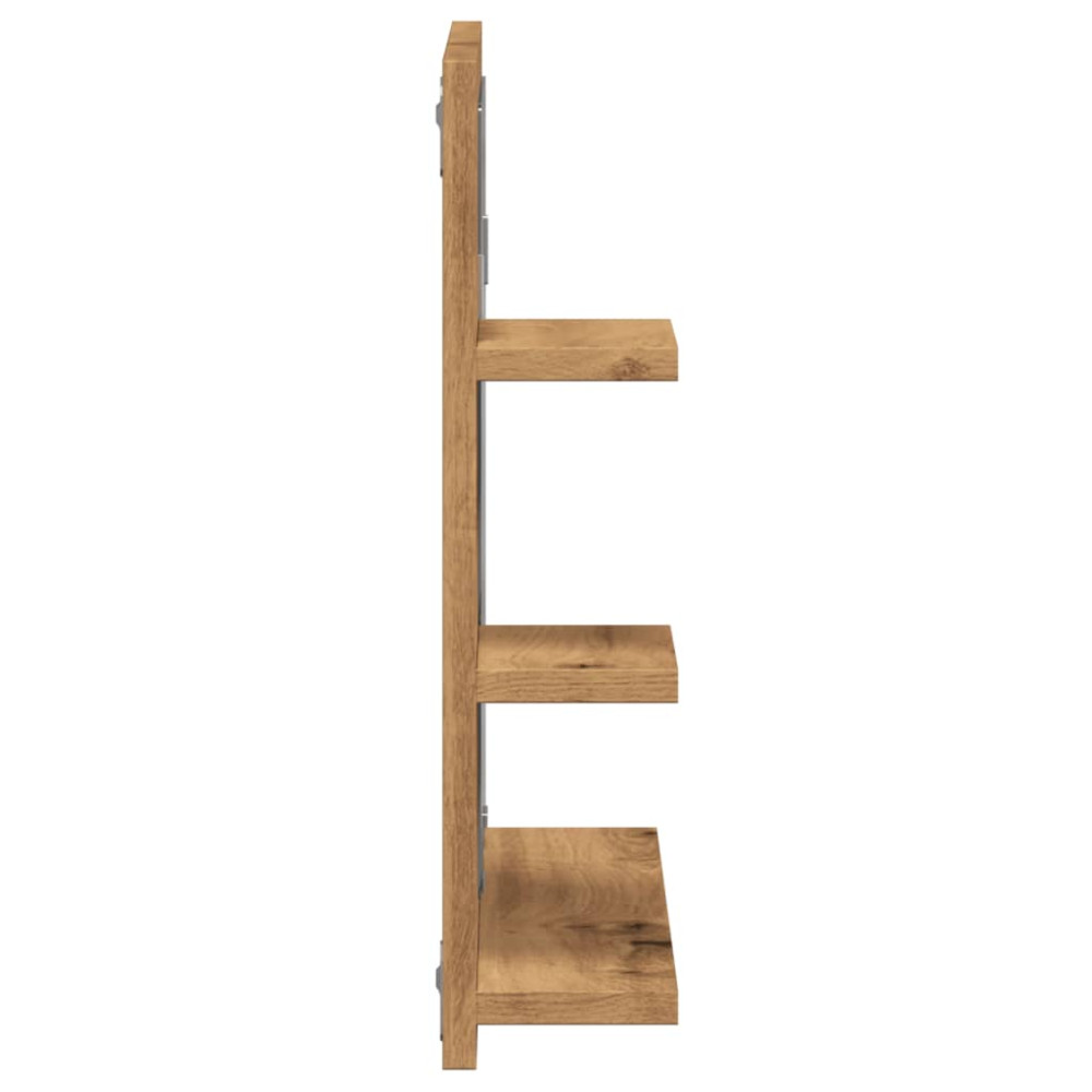 Produktbild för Spegelskåp för badrum artisan ek 60x10,5x45 cm