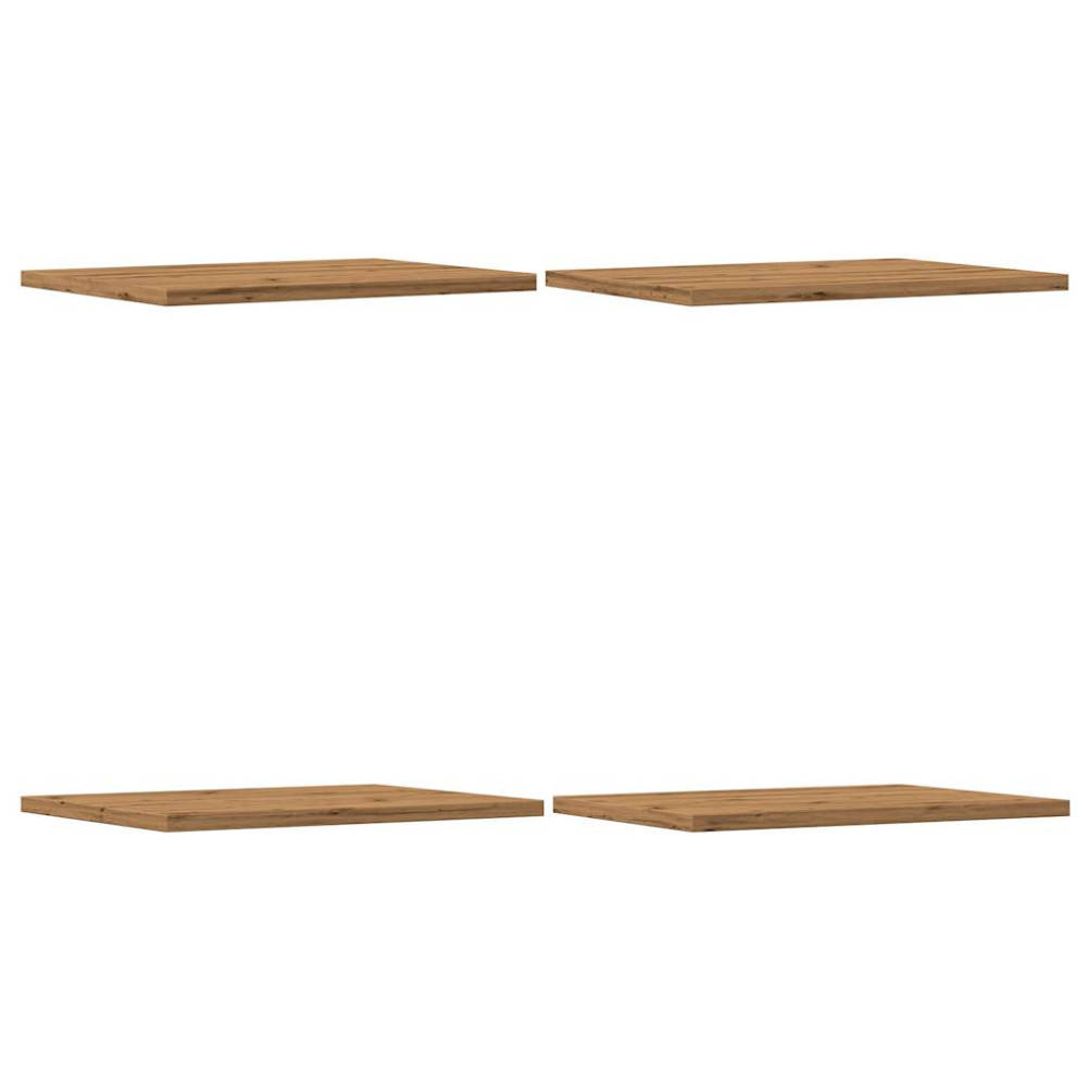 Produktbild för Hyllplan 4 st artisan ek 40x30x1,5 cm konstruerat trä