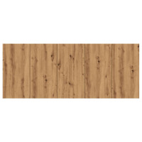 Produktbild för Sänggavel artisan ek 200x1,5x80 cm konstruerat trä