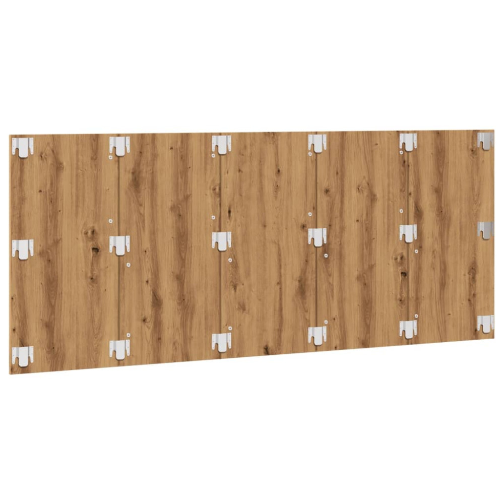Produktbild för Sänggavel artisan ek 200x1,5x80 cm konstruerat trä