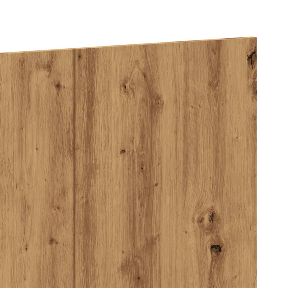 Produktbild för Sänggavel artisan ek 200x1,5x80 cm konstruerat trä