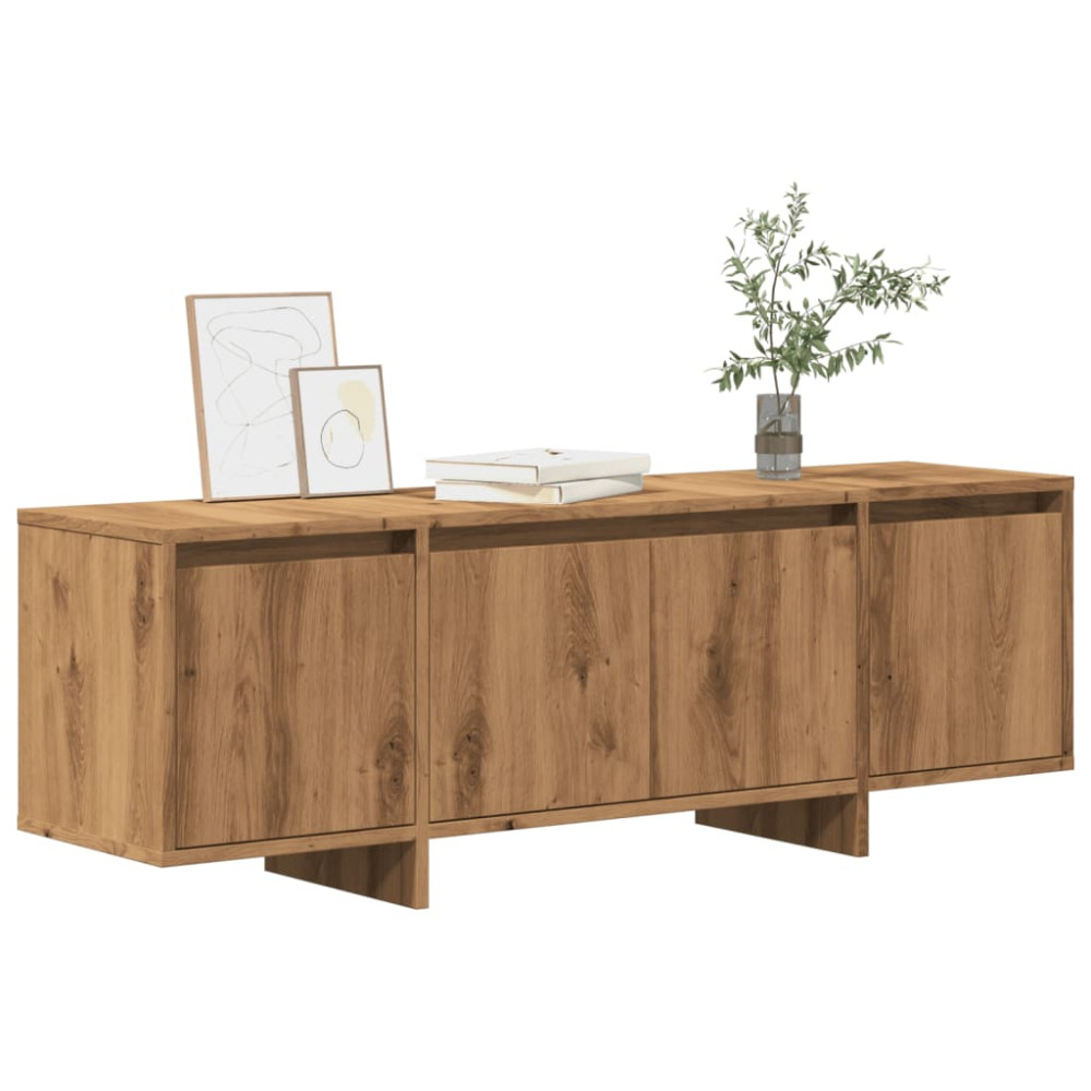 Produktbild för TV-bänk artisan ek 120x30x40,5 cm konstruerat trä