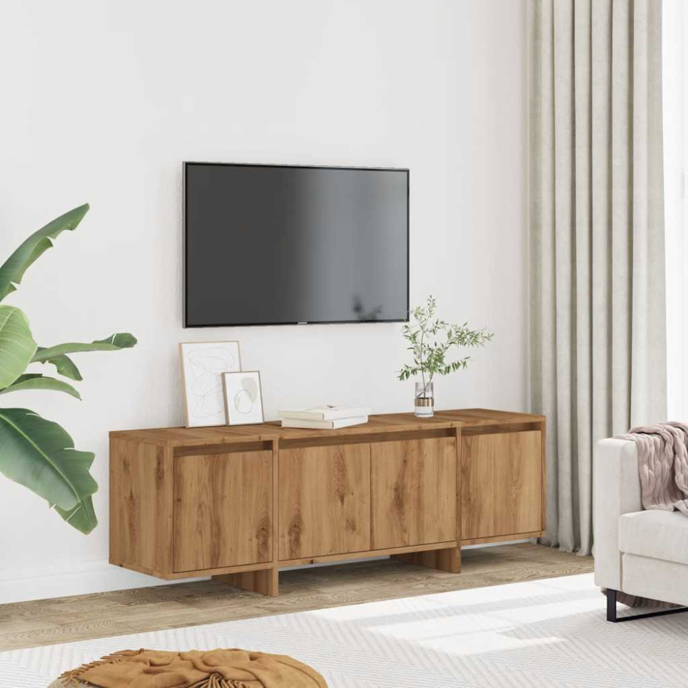 Produktbild för TV-bänk artisan ek 120x30x40,5 cm konstruerat trä