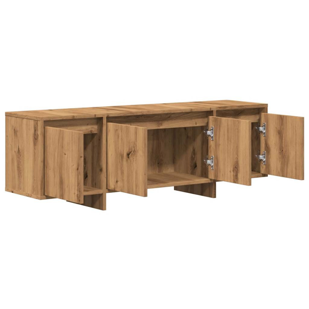Produktbild för TV-bänk artisan ek 120x30x40,5 cm konstruerat trä