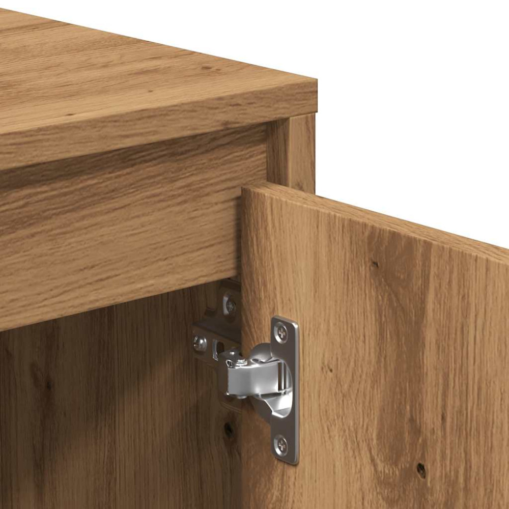 Produktbild för TV-bänk artisan ek 120x30x40,5 cm konstruerat trä