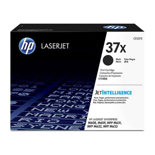 HP Toner HP CF237X 37X 25K svart