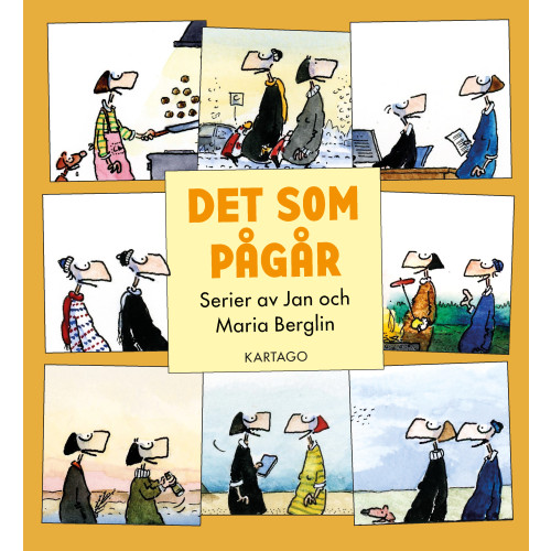 Jan Berglin Det som pågår (bok, danskt band)