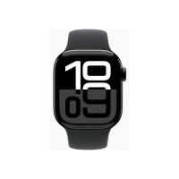 Produktbild för Apple Watch Series 10 (GPS + Cellular) - jet black aluminium - smart klocka med sportband - svart - 64 GB