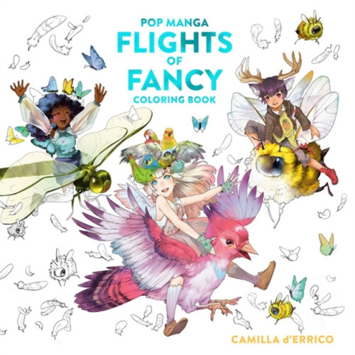 Camilla D'Errico Pop Manga Flights of Fancy Coloring Book (pocket, eng)