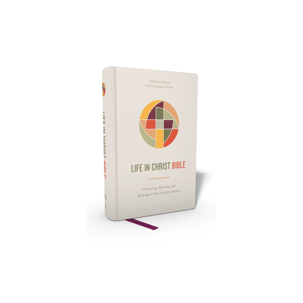 Produktbild för Life in Christ Bible: Discovering, Believing, and Rejoicing in Who God Says You Are  (NKJV, Hardcover, Red Letter, Comfort Print) (inbunden, eng)