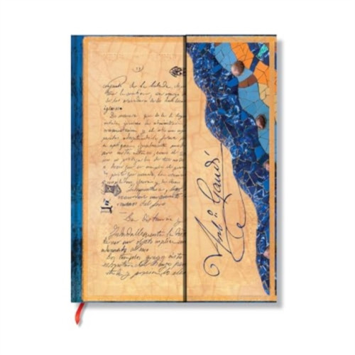 paperblanks Gaudi, The Manuscript of Reus (Embellished Manuscripts Collection) Midi Lined Hardback Journal (Elastic Band Closure) (inbunden, eng)