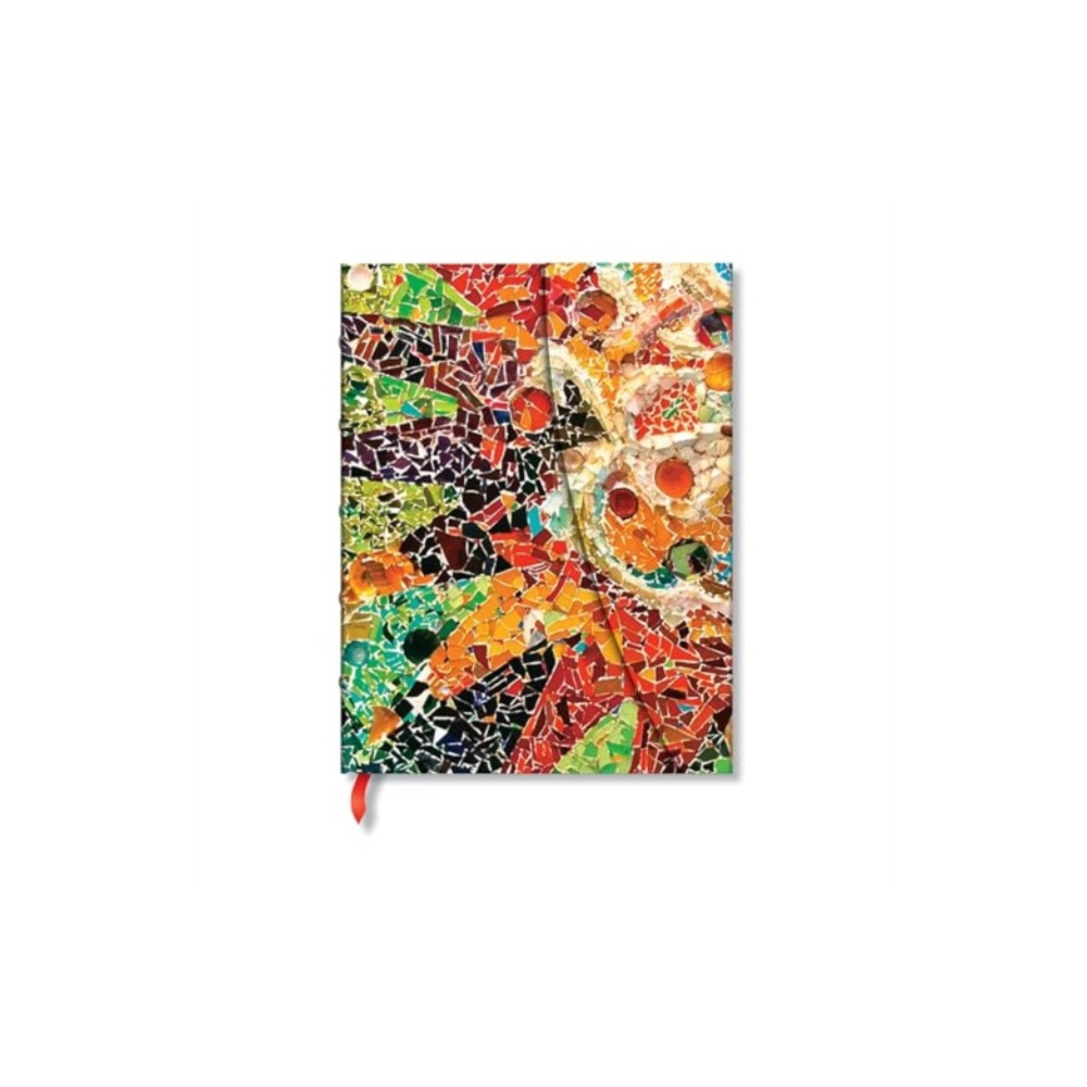 Produktbild för Gaudi’s Sun (Gaudi’s Mosaics) Midi Lined Hardback Journal (Wrap Closure) (inbunden, eng)