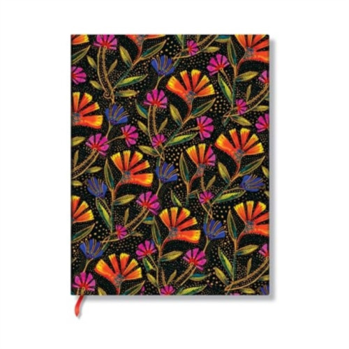 paperblanks Wild Flowers (Playful Creations) Midi Hardback Address Book (Elastic Band Closure) (inbunden, eng)