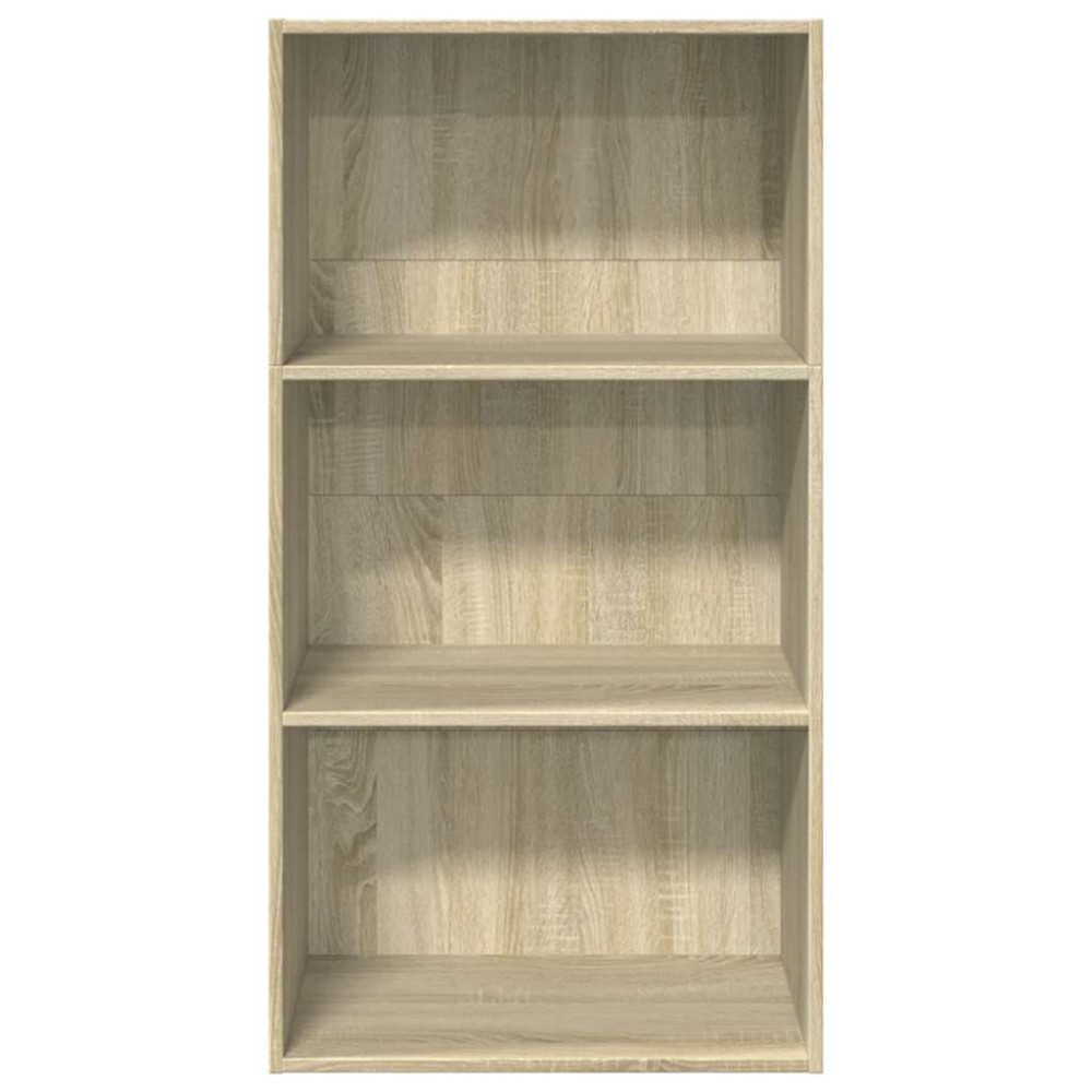 Produktbild för Bokhylla sonoma-ek 60x30x114 cm konstruerat trä