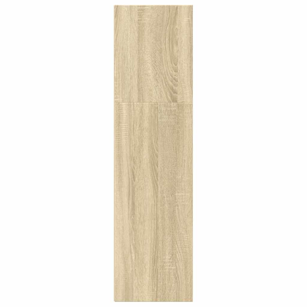 Produktbild för Bokhylla sonoma-ek 60x30x114 cm konstruerat trä