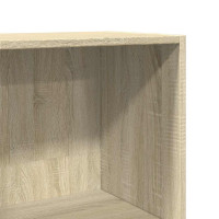 Produktbild för Bokhylla sonoma-ek 60x30x114 cm konstruerat trä