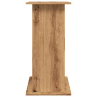 Produktbild för Akvariestativ hantverksmässig ek 81x36x73 cm konstruerat trä