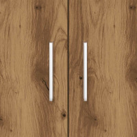 Produktbild för Akvariestativ hantverksmässig ek 81x36x73 cm konstruerat trä