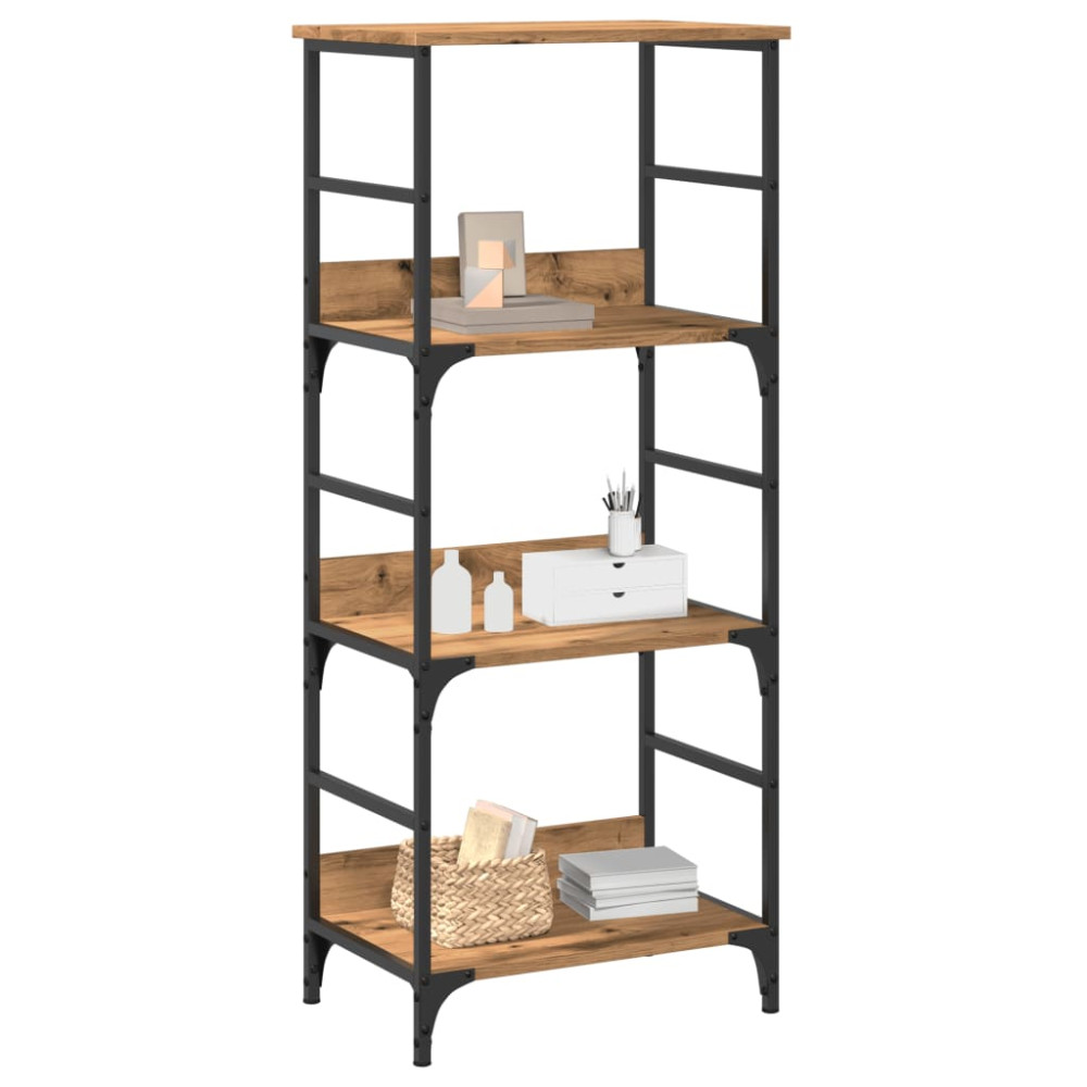 Produktbild för Bokhylla artisan ek 50x33x117,5 cm konstruerat trä