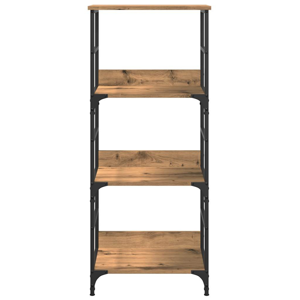 Produktbild för Bokhylla artisan ek 50x33x117,5 cm konstruerat trä