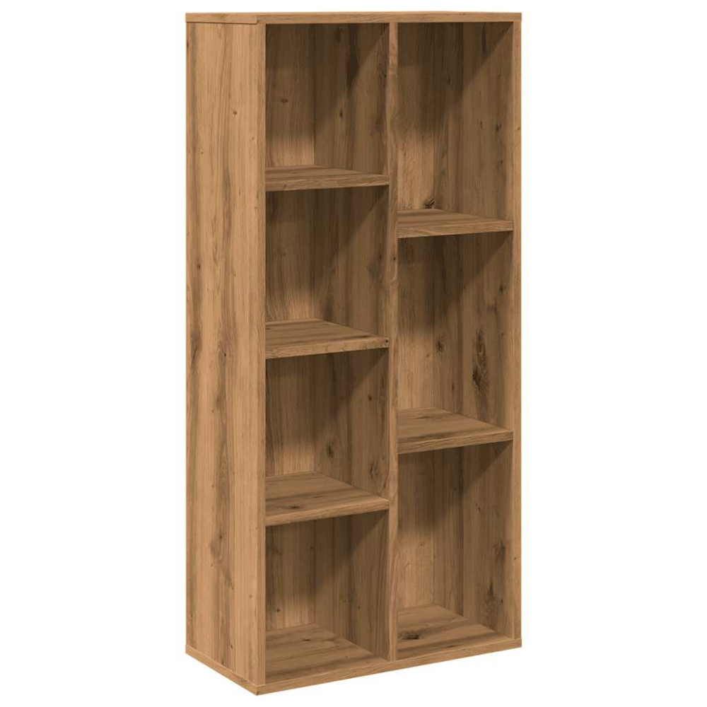 Produktbild för Bokhylla artisan ek 50x25x104 cm