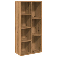 Produktbild för Bokhylla artisan ek 50x25x104 cm