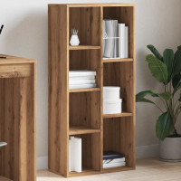 Produktbild för Bokhylla artisan ek 50x25x104 cm