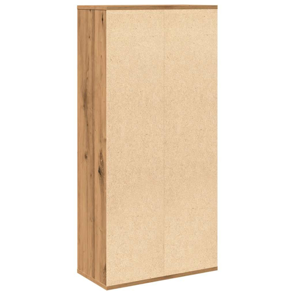Produktbild för Bokhylla artisan ek 50x25x104 cm