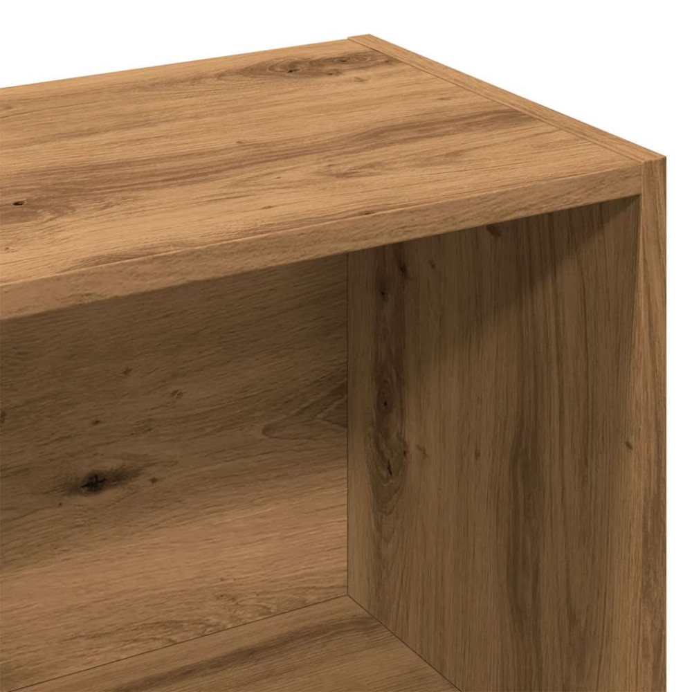 Produktbild för Bokhylla artisan ek 50x25x104 cm