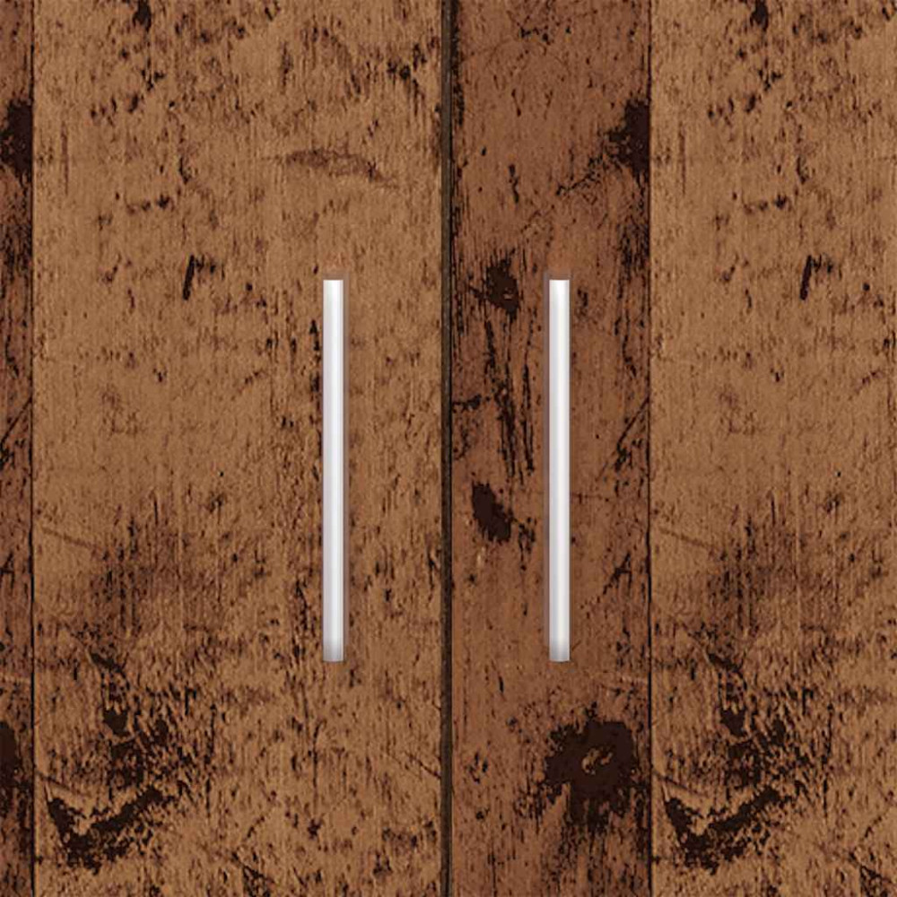 Produktbild för Akvariebänk åldrat trä 81x36x73 cm konstruerat trä