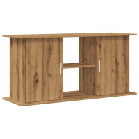 Produktbild för Akvariestativ hantverksmässig ek 121x41x58 cm konstruerat trä