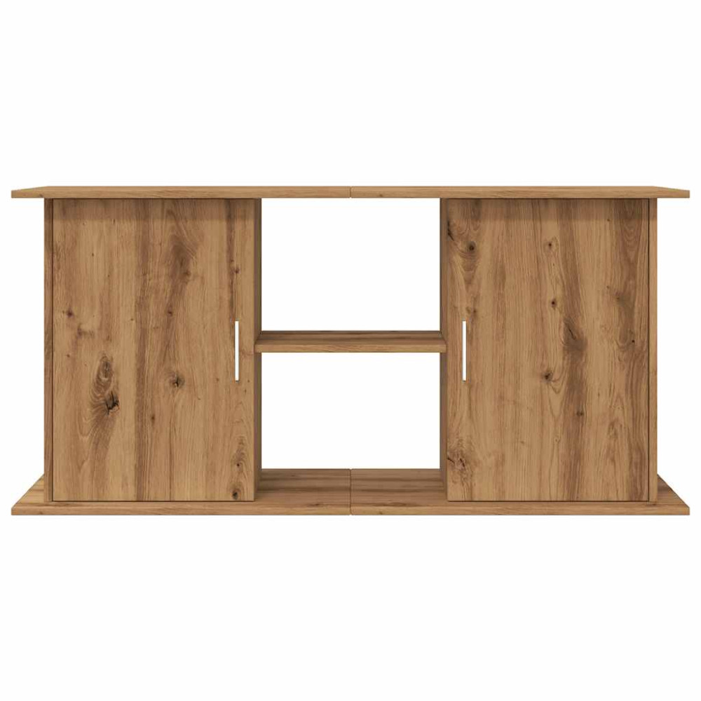 Produktbild för Akvariestativ hantverksmässig ek 121x41x58 cm konstruerat trä