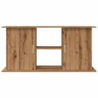 Produktbild för Akvariestativ hantverksmässig ek 121x41x58 cm konstruerat trä