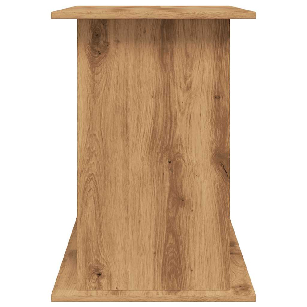 Produktbild för Akvariestativ hantverksmässig ek 121x41x58 cm konstruerat trä