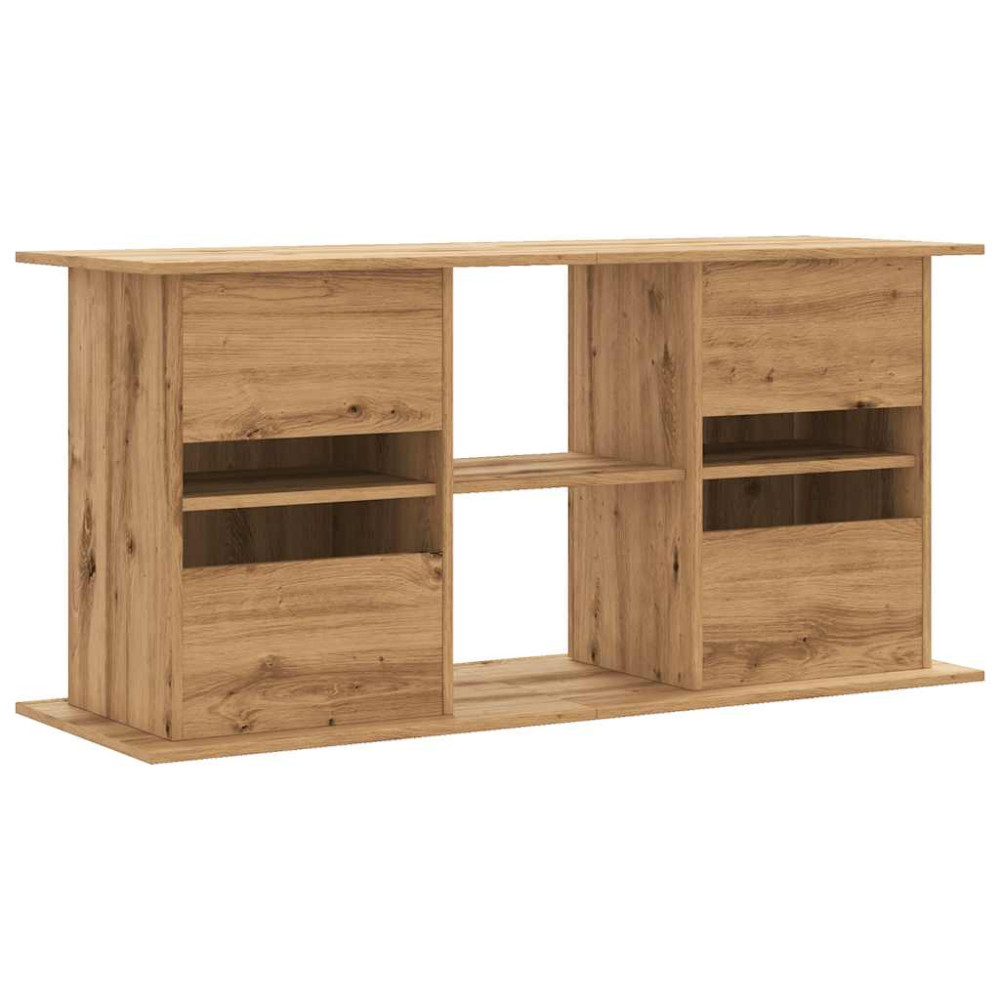 Produktbild för Akvariestativ hantverksmässig ek 121x41x58 cm konstruerat trä