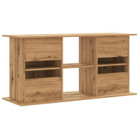 Produktbild för Akvariestativ hantverksmässig ek 121x41x58 cm konstruerat trä