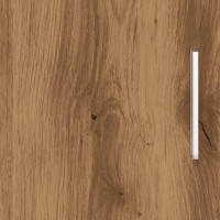 Produktbild för Akvariestativ hantverksmässig ek 121x41x58 cm konstruerat trä