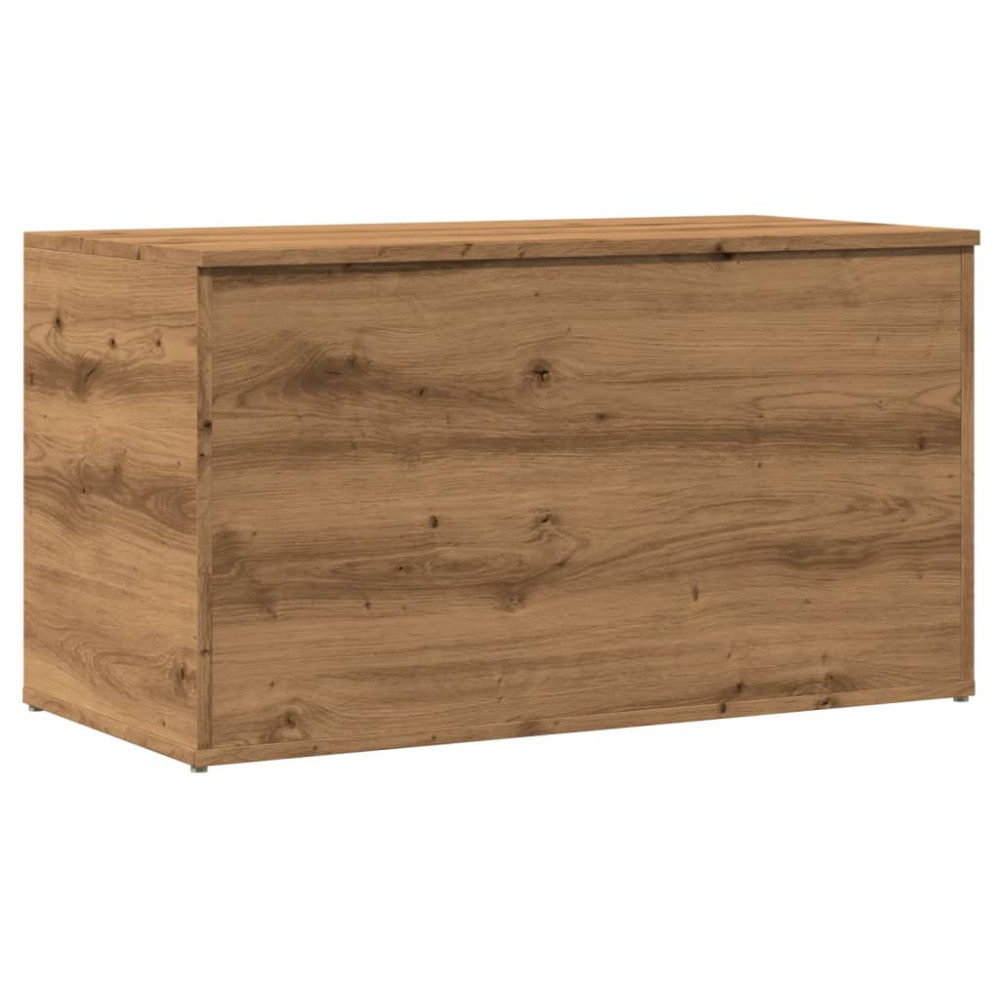 Produktbild för Förvaringskista artisan ek 84x42x46 cm konstruerat trä