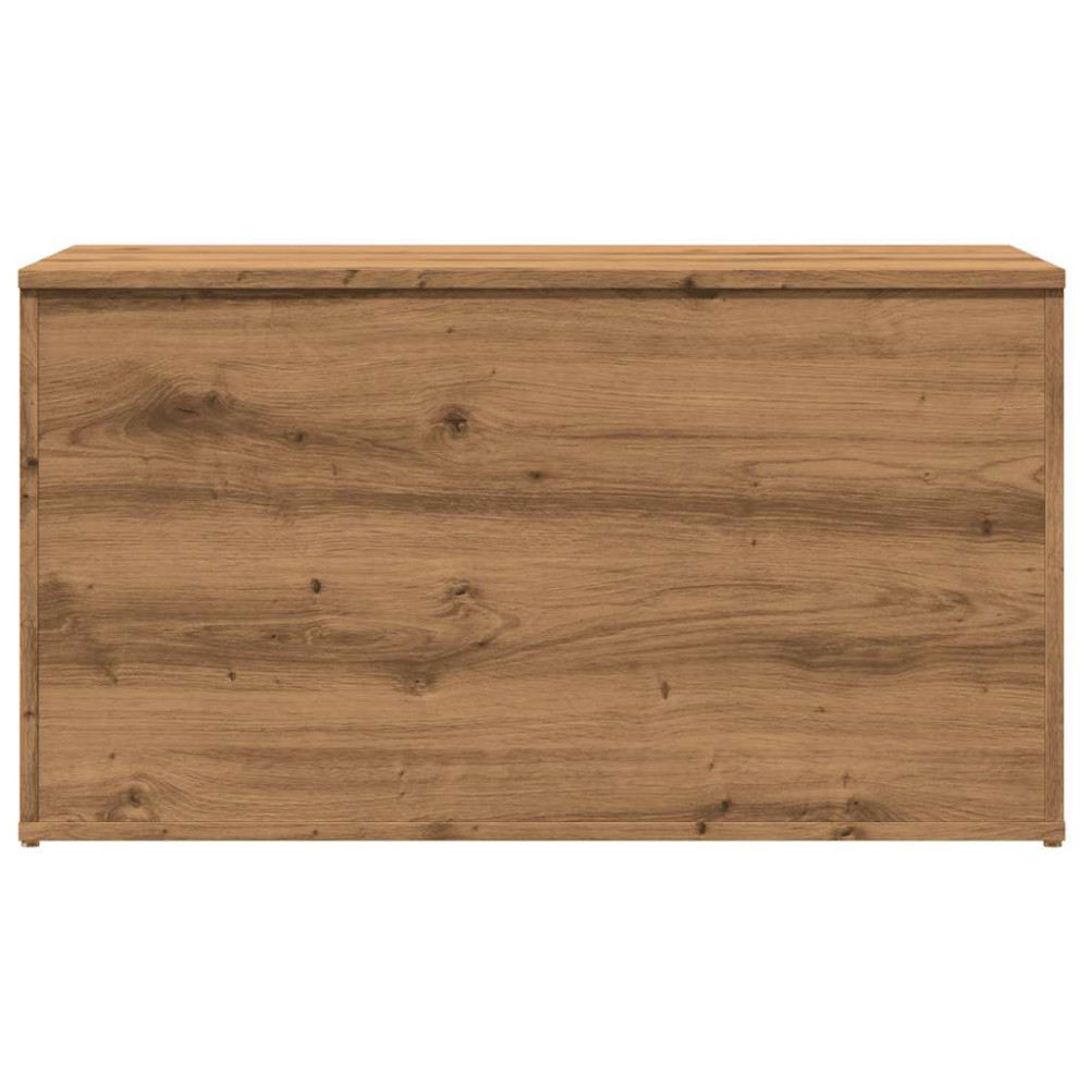 Produktbild för Förvaringskista artisan ek 84x42x46 cm konstruerat trä