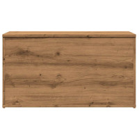 Produktbild för Förvaringskista artisan ek 84x42x46 cm konstruerat trä