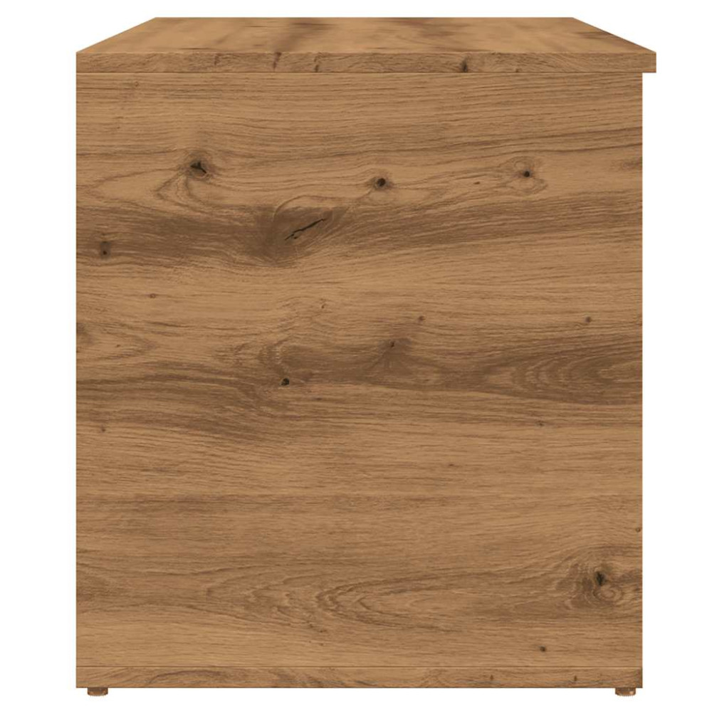 Produktbild för Förvaringskista artisan ek 84x42x46 cm konstruerat trä