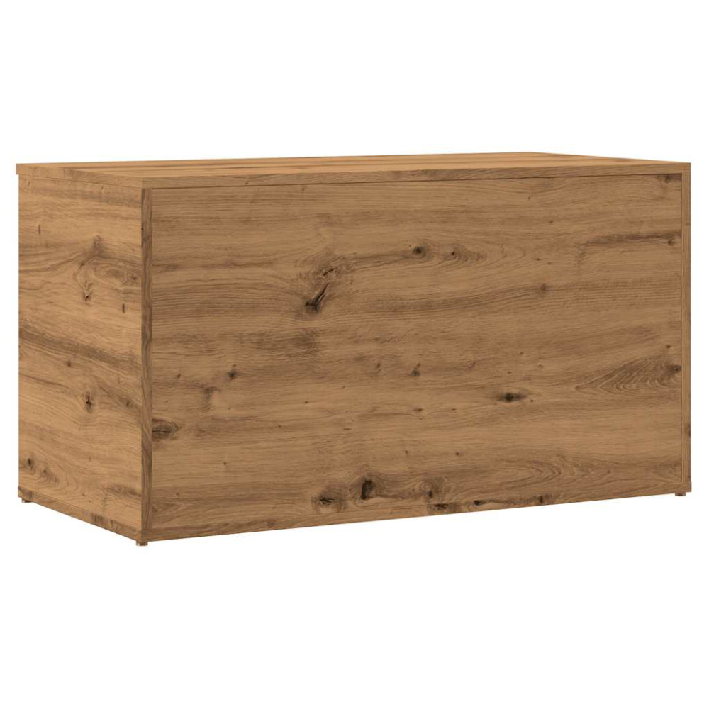 Produktbild för Förvaringskista artisan ek 84x42x46 cm konstruerat trä