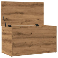 Produktbild för Förvaringskista artisan ek 84x42x46 cm konstruerat trä