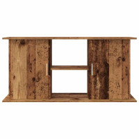 Produktbild för Akvariebänk åldrat trä 121x41x58 cm konstruerat trä