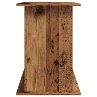 Produktbild för Akvariebänk åldrat trä 121x41x58 cm konstruerat trä