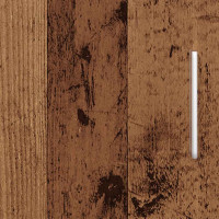 Produktbild för Akvariebänk åldrat trä 121x41x58 cm konstruerat trä
