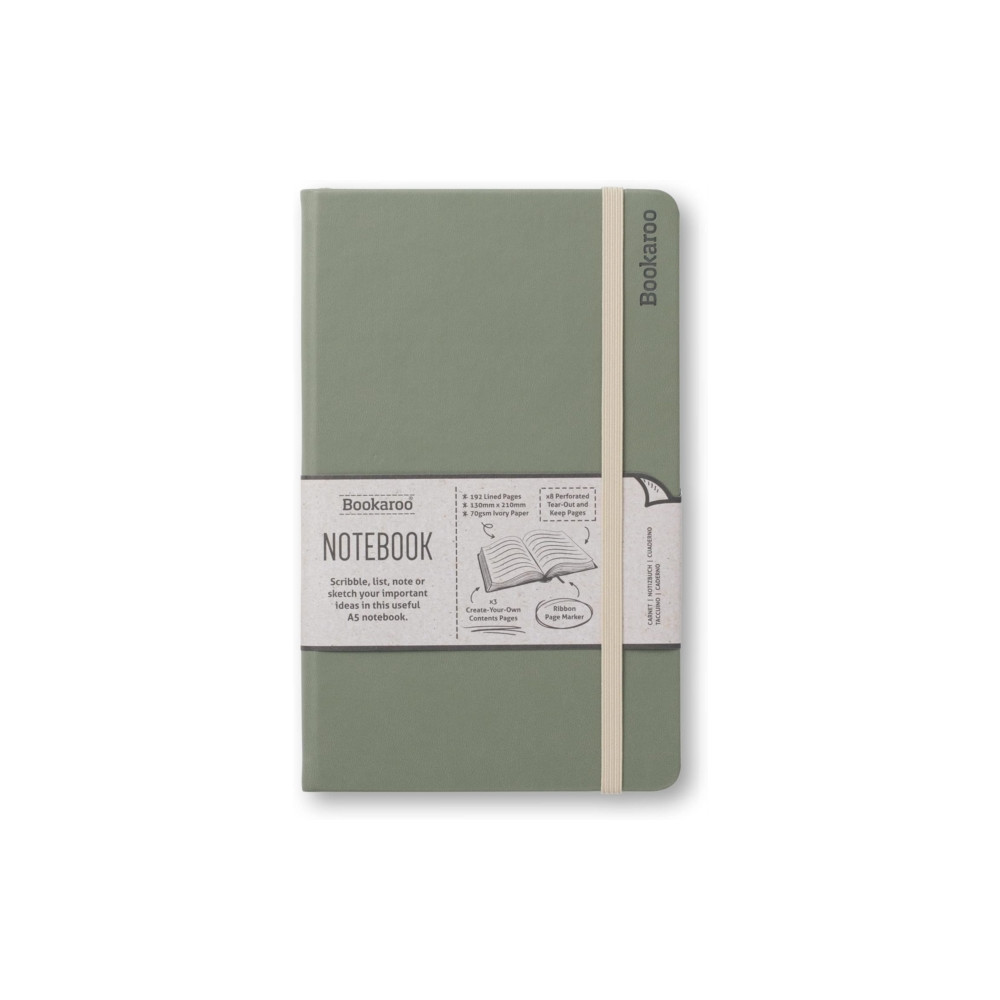 Produktbild för Bookaroo Notebook (A5) Journal - Fern