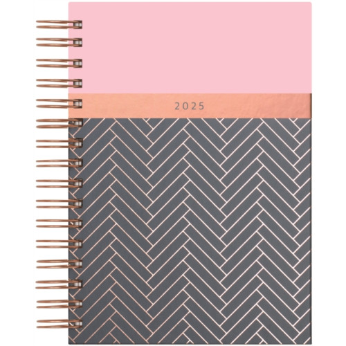 Tangible Stationery Company Matilda Myres Pink Page-a-Day A5 Diary 2025 (häftad, eng)