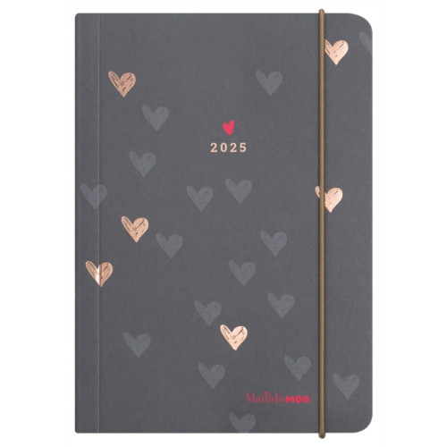 Tangible Stationery Company Matilda Moo Grey Page-a-Day A6 Flex Diary 2025 (häftad, eng)