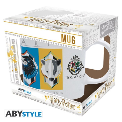 ABYSSE UK Harry Potter House Crests Mug (häftad, eng)